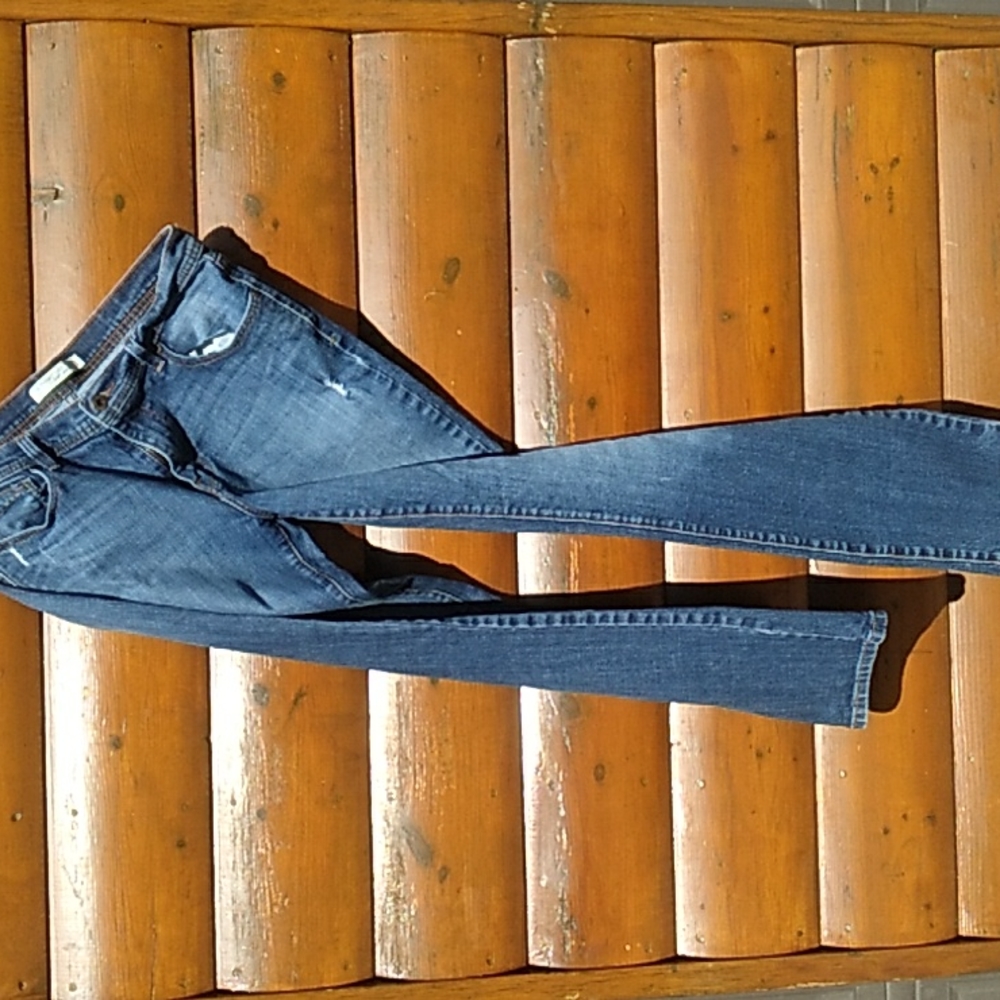 👖 Levi’s Straight Leg 505   Sm Leather Patch Size 12 T ⚜️